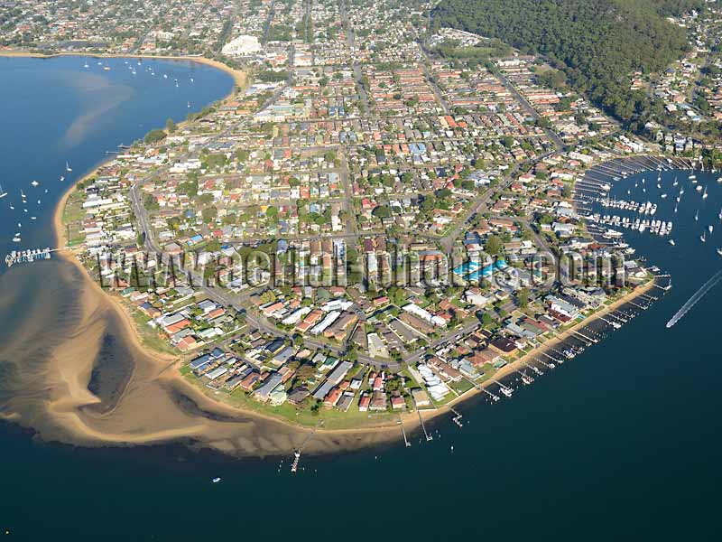 AERIAL VIEW photo of Booker Bay, New South Wales, Australia.
