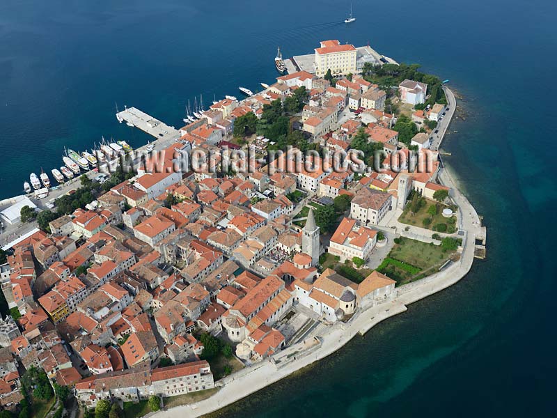 AERIAL VIEW photo of Poreč / Parenzo, Istria, Croatia. ZRAČNI POGLED fotografija, Istra, Hrvatska.