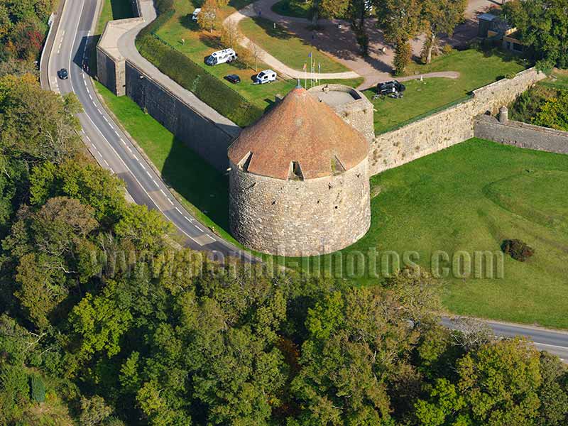 Aerial photo of Tour de Navarre, Langres, Haute-Marne, Grand Est, France. Vue aérienne.