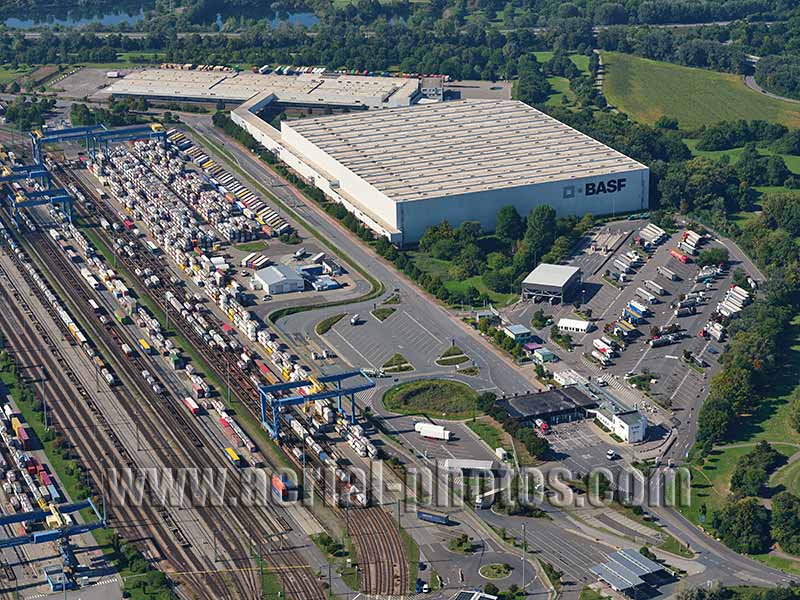 AERIAL VIEW photo of of BASF Ludwigshafen, Rhineland-Palatinate, Germany. LUFTAUFNAHME luftbild, Rheinland-Pfalz, Deutschland.