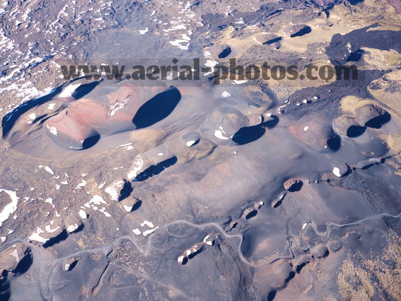 Aerial view, Mount Etna, Sicily, Italy. VEDUTA AEREA foto, Monte Etna, Italia.