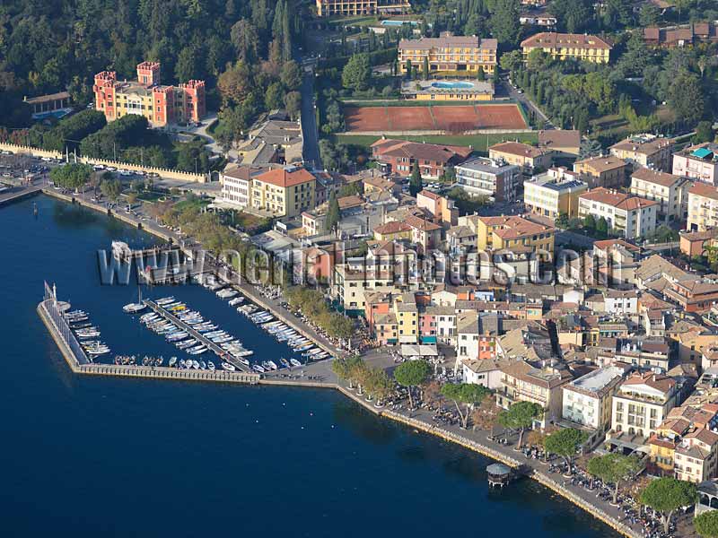 AERIAL VIEW photo of Garda, Veneto, Italy. VEDUTA AEREA foto.