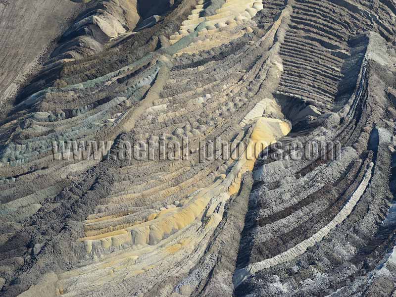 AERIAL VIEW photo of Bełchatów Coal Mine, Poland. FOTOGRAFIA LOTNICZA kopalnia węgla, Polska.