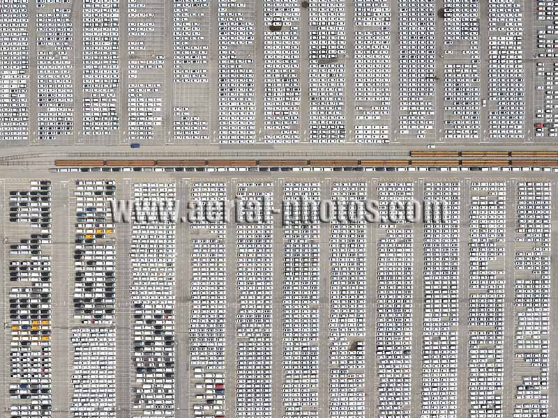 AERIAL VIEW photo of a harbor, Koper / Capodistria, Slovenia. SLIKA ZRAKA Luka, Slovenija.