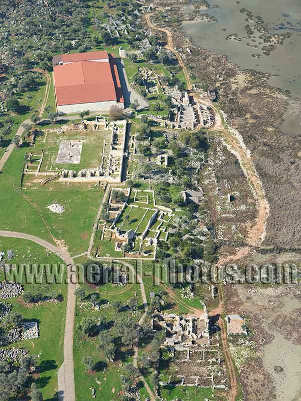 AERIAL VIEW photo of Andriake Ancient City, Turkey.