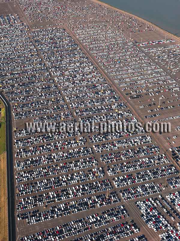 AERIAL VIEW photo of Sheppey Island, Kent, England, United Kingdom.